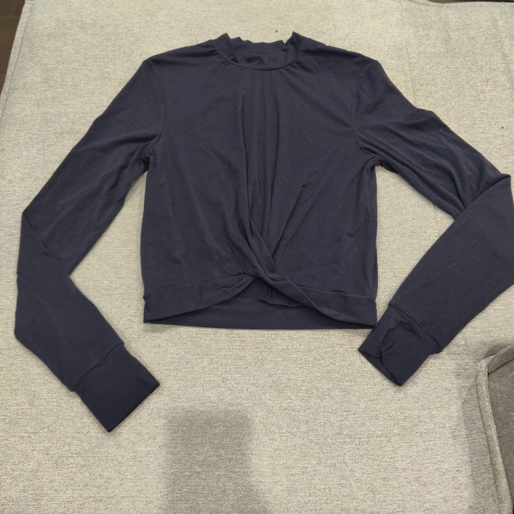 Buffbunny Knotty & nice crop top onyx NuBre